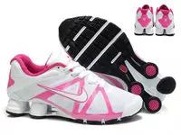 shoes nike 2013 shox roadster 12 classic hommes blanc rose